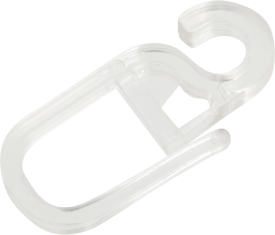 Крючок для кольца 2 см цвет белый 20 шт