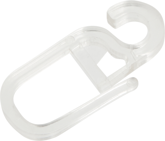 Крючок для кольца 2 см цвет белый 20 шт