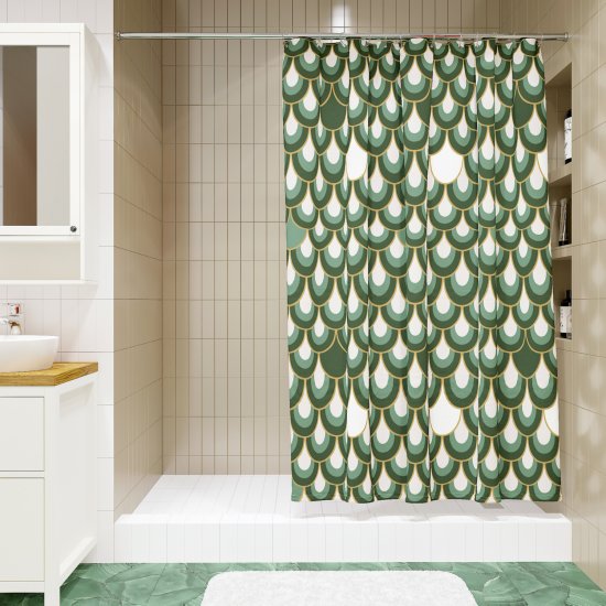 Штора для ванной Lemer Novus 180x200 см полиэстер цвет мультиколор