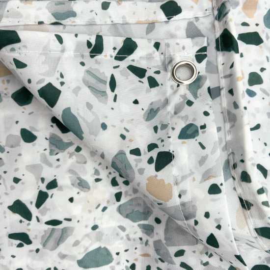 Штора для ванной Lemer Terrazzo 180x200 см полиэстер цвет мультиколор