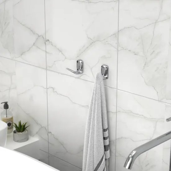 Крючок для ванной комнаты Lemer Elegia одинарный нержавеющая сталь цвет хром