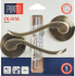Дверные ручки Punto Olivia без запирания цвет бронза