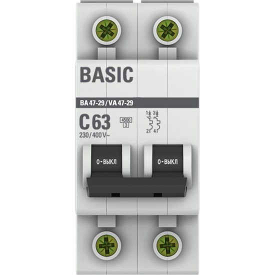 Автоматический выключатель EKF Basic ВА 47-29