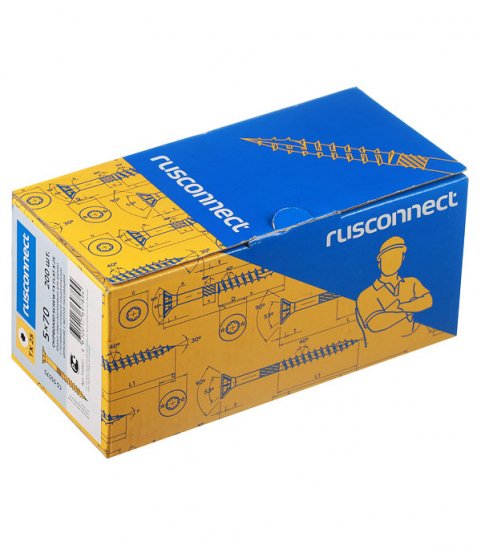 Саморезы по дереву 70x5,0 мм потайная головка конструкционные (200 шт.)