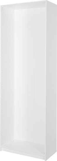 Каркас шкафа Лион 80x232.2x54.5 см ЛДСП цвет белый с петлями