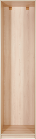 Каркас шкафа Лион 60x232.2x54.5 см ЛДСП цвет дуб комано с петлями