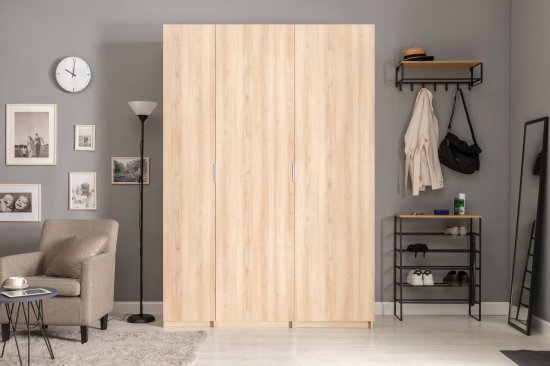 Каркас шкафа Лион 60x232.2x54.5 см ЛДСП цвет дуб комано с петлями