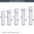 Каркас шкафа Лион 40x232.2x54.5 см ЛДСП цвет дуб комано с петлями