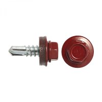 Кровельный саморез swfs 4.8х28 RAL-3011 250 шт.