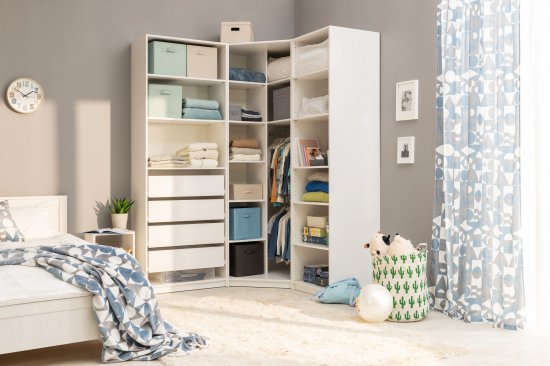 Каркас шкафа Лион 60x232.2x54.5 см ЛДСП цвет белый с петлями