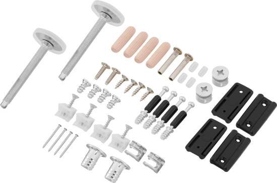 Каркас шкафа Лион 60x232.2x54.5 см ЛДСП цвет белый с петлями