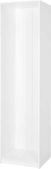 Каркас шкафа Лион 60x232.2x54.5 см ЛДСП цвет белый с петлями