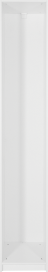 Каркас шкафа Лион 40x232.2x54.5 см ЛДСП цвет белый с петлями