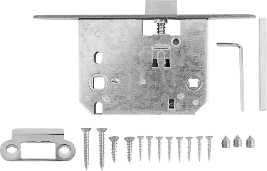 Дверные ручки 165 CP с запиранием комплект цвет хром