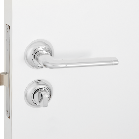 Дверные ручки 165 CP с запиранием комплект цвет хром