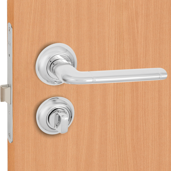 Дверные ручки 165 CP с запиранием комплект цвет хром