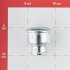 Муфта переходная Gebo Platinum (240-25V) 1 ВР(г) х 1/2 ВР(г) чугунная оцинкованная
