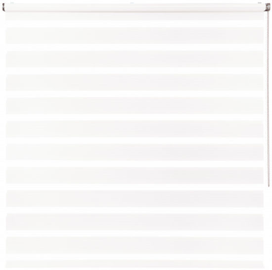 Штора рулонная день-ночь Inspire Siberia 160x190 см белая