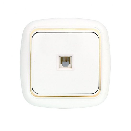 Телефонная розетка BYLECTRICA ГАРМОНИЯ ЛЮКС