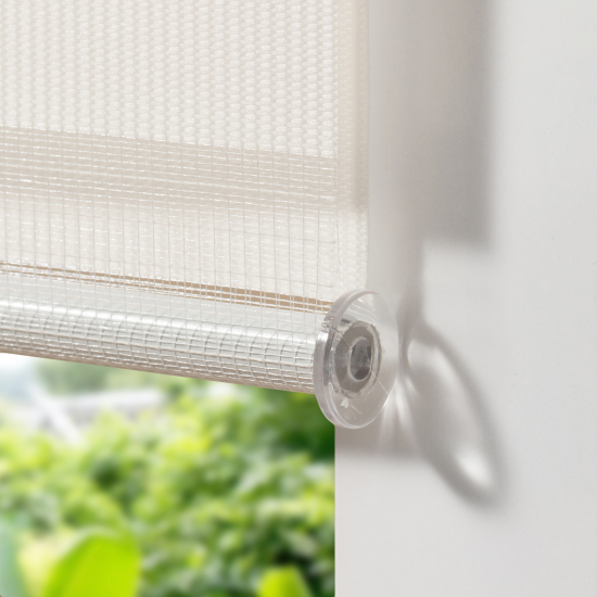 Штора рулонная день-ночь Inspire Peter 180x175 см экрю