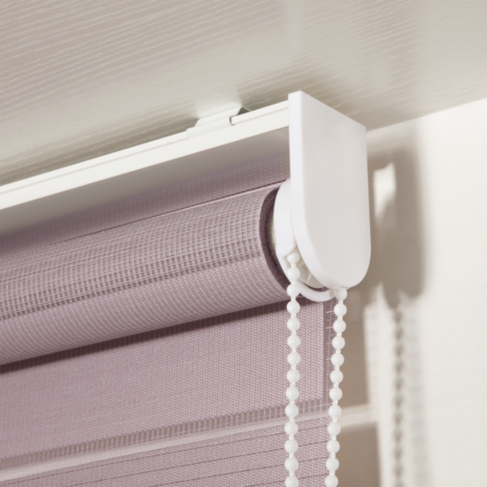 Штора рулонная день-ночь Inspire Peter 140x175 см сиреневая