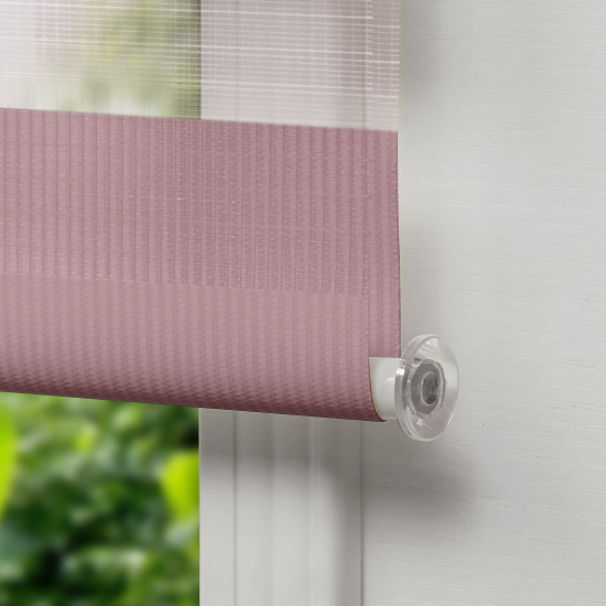 Штора рулонная день-ночь Inspire Peter 140x175 см сиреневая