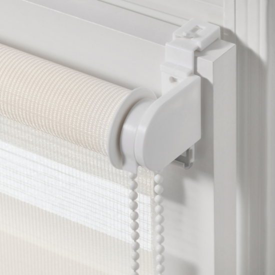 Штора рулонная день-ночь Inspire Peter 55x160 см экрю