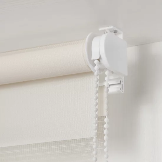 Штора рулонная день-ночь Inspire Peter 55x160 см экрю