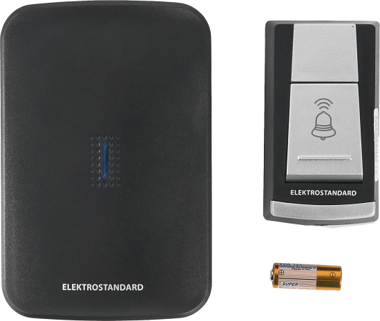 Дверной звонок беспроводной Elektrostandard DBQ19M WL 36 мелодий цвет черный