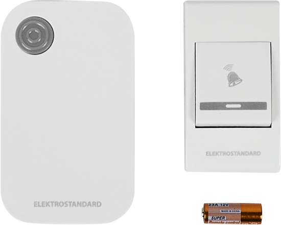 Дверной звонок беспроводной Elektrostandard DBQ22M WL 36 мелодий цвет белый