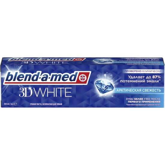 Зубная паста BLEND_A_MED 3D WHITE Мятный поцелуй