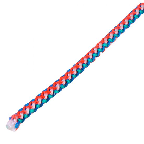 Шнур вязаный полипропиленовый 8 прядей d6 мм