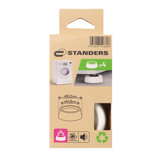 Накладки антивибрационные Standers для стиральной машины 59x79 см 4 шт.