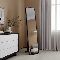 Зеркало декоративное Inspire Монблан овальное 40x175 см мдф цвет черный