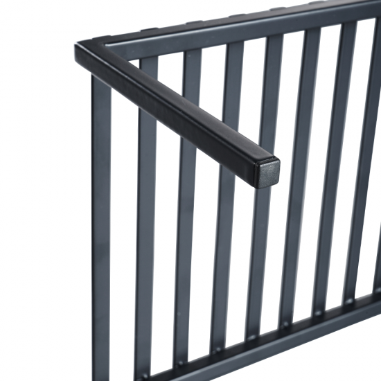 Вставка 33x21x14 см в полку металл цвет серый