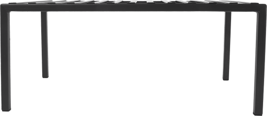 Вставка 33x21x14 см в полку металл цвет серый