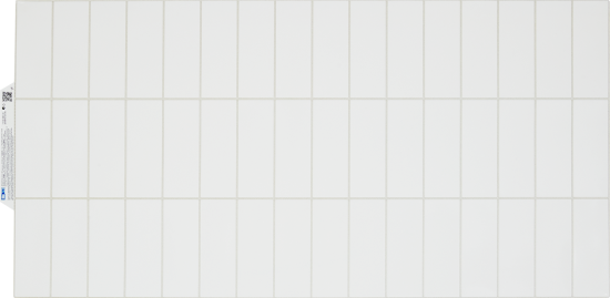 Листовая панель ПВХ Снежная белый 960x485x3 мм 0.47 м²