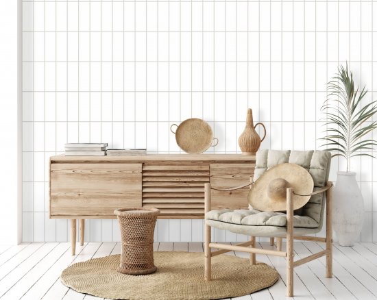 Листовая панель ПВХ Снежная белый 960x485x3 мм 0.47 м²