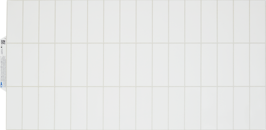 Листовая панель ПВХ Снежная белый 960x485x3 мм 0.47 м²