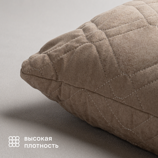 Подушка декоративная Linen Way 43x43 см цвет бежевый