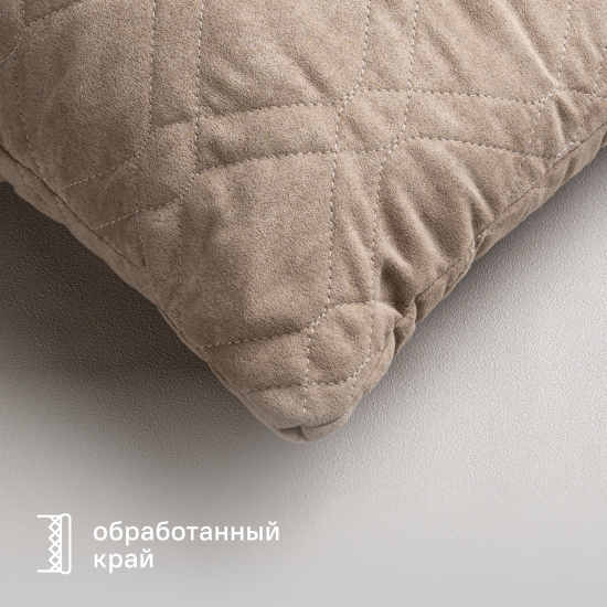 Подушка декоративная Linen Way 43x43 см цвет бежевый