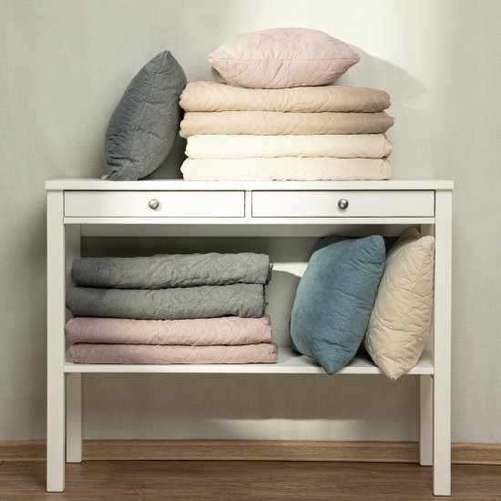 Покрывало Бельвита 220x240 см замша цвет бежевый