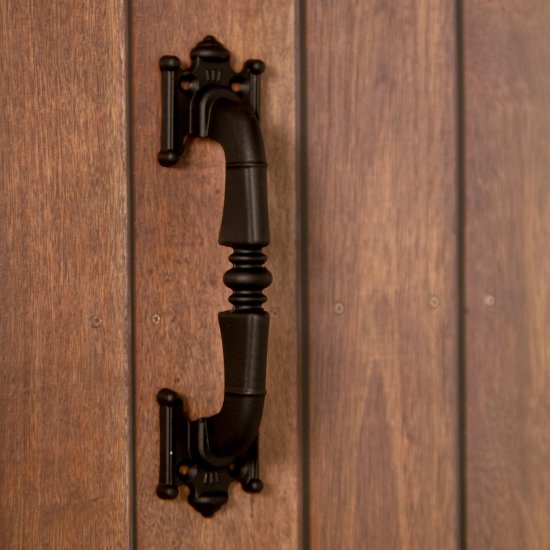 Ручка-скоба дверная РС-1 цвет черный