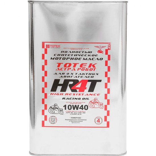 Моторное масло ТОТЕК Астра Робот HR-4T 10W40