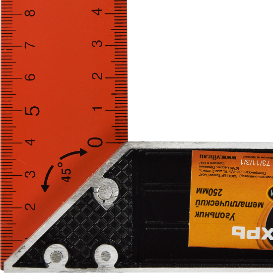 Угольник Вихрь стальной 250 мм