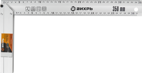 Угольник Вихрь алюминиевый 350 мм