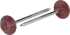 Гвозди кровельные ершёные для Ондулина цвет красный 0.5 кг (100 шт.)