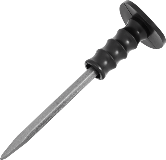 Зубило ручное с пластиковым протектором 250 мм