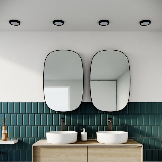 Спот светодиодный накладной влагозащищенный Inspire Sanoa S 3.5 м² регулируемый белый свет цвет белый