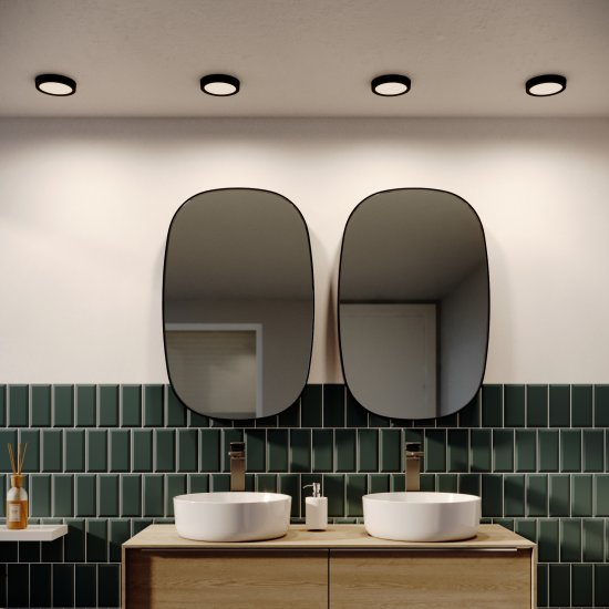 Спот светодиодный накладной влагозащищенный Inspire Sanoa S 3.5 м² регулируемый белый свет цвет белый